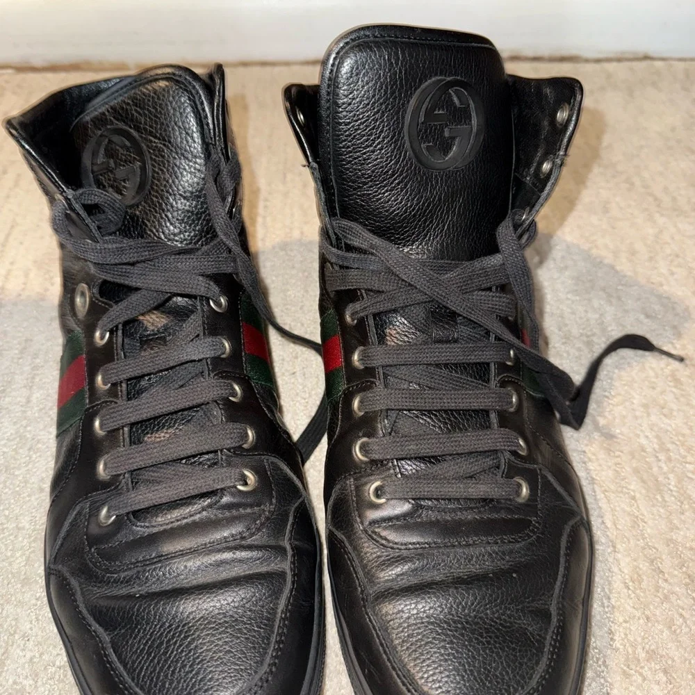 Men’s Gucci Coda Guccissima High-Top Sneakers (No Box) - Picture 4 of 8